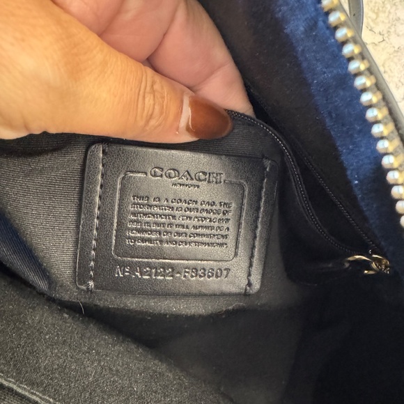 Coach Satchel Bag in signature canvas black & brown -Rowan - Picture 11 of 11